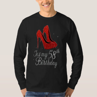 58 Years Old 1964 High Heels It's My 58th Birthday T-Shirt