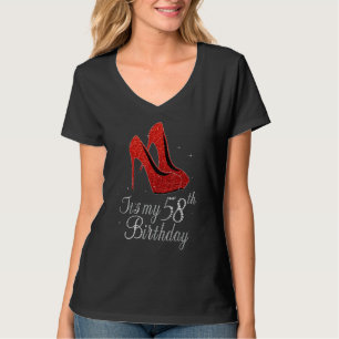 58 Years Old 1964 High Heels It's My 58th Birthday T-Shirt