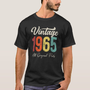 58 Years Old Vintage 1965 58th Birthday Decoration T-Shirt