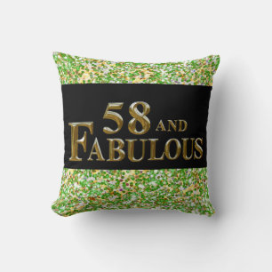 58th Birthday Cushion