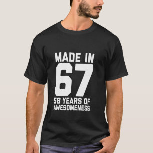 58th Birthday for Men Women Son Daughter Age 58 Ye T-Shirt