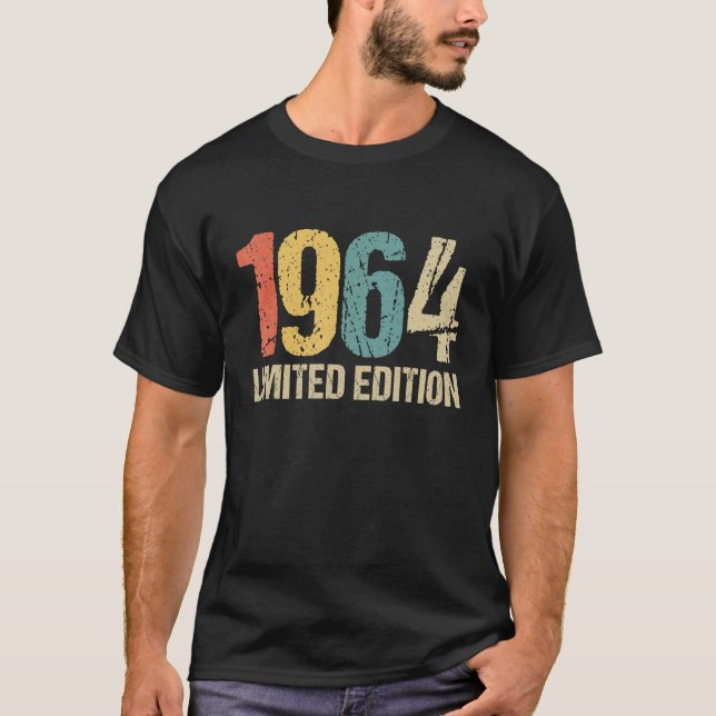 58th Birthday Ladies Mens 58 Years 1964     T-Shirt (Front)