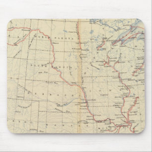 59 Navigable rivers, routes 1890 Mouse Mat