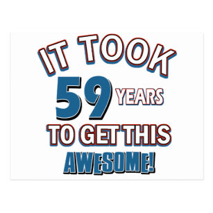 59th Birthday Cards | Zazzle UK