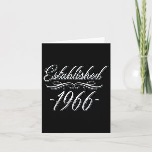 59 Year Old Tattoo Lover 1966 59th Birthday Card