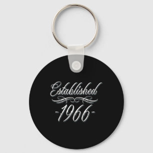 59 Year Old Tattoo Lover 1966 59th Birthday Key Ring