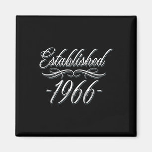 59 Year Old Tattoo Lover 1966 59th Birthday  Magnet