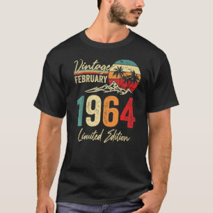 59 Year Old Vintage February 1964 59th Birthday Me T-Shirt