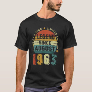 59 Years Old 59th Birthday Legend Since August 19 T-Shirt