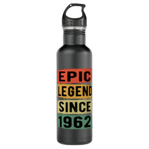 59 Years Old Bday 1962 Epic Legend 60th Birthday 710 Ml Water Bottle