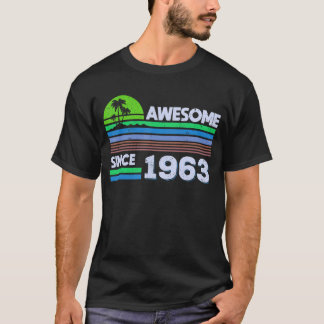59 Years Old Men Women Awesome Since 1963 1 T-Shirt