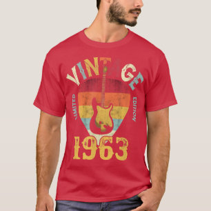 59 YearsOld Vintage 1963 Guitar Pick 59th Birthday T-Shirt