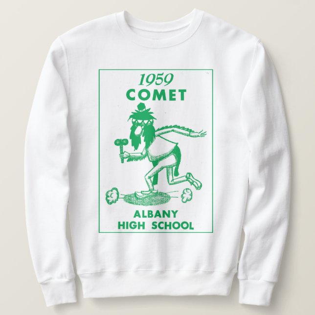 59er’s Comet Albany High School Hvywt Sweatshirt (Design Front)