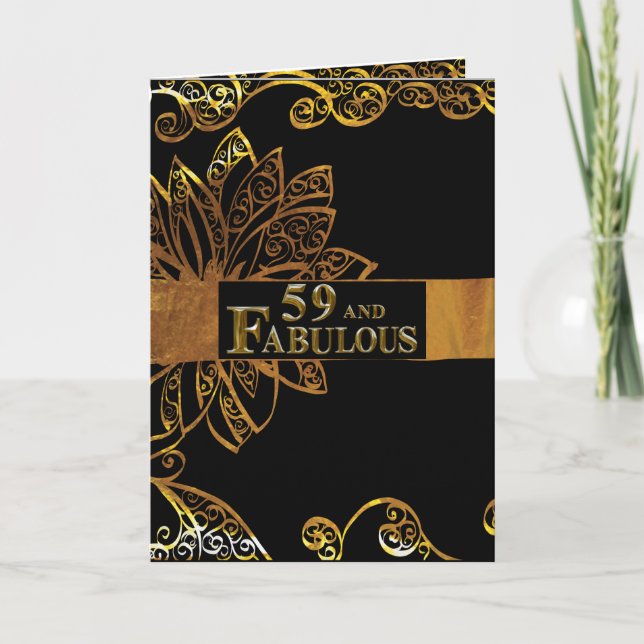 59th  Birthday  Card (Front)