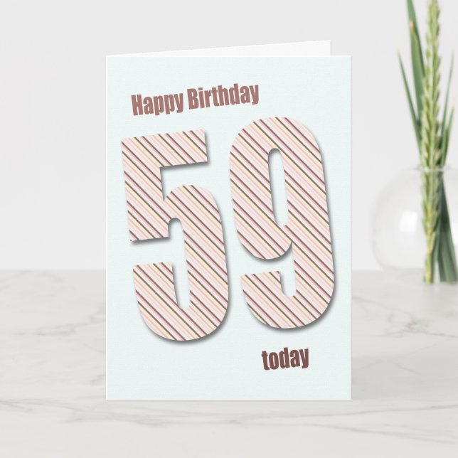 59th birthday card (Front)