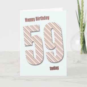 59th birthday card