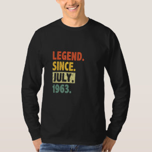 59th Birthday Retro 59 Years Old Legend Since July T-Shirt