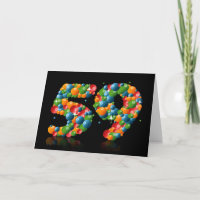 59th birthday with numbers formed from balls