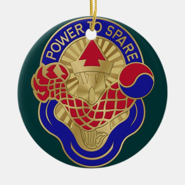 59th Ordnance Brigade Ceramic Tree Decoration (Front)