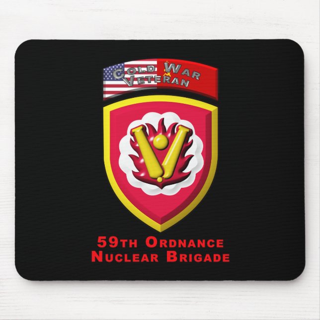 59th Ordnance Brigade “Cold War Nuclear Deterrent” Mouse Mat (Front)