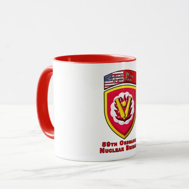 59th Ordnance Brigade “Cold War Nuclear Deterrent” Mug (Front Left)