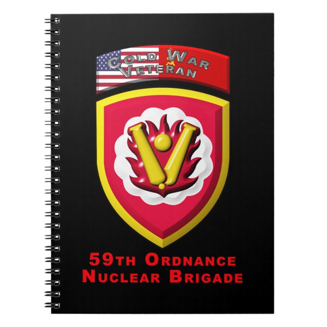 59th Ordnance Brigade “Cold War Nuclear Deterrent” Notebook (Front)