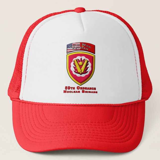 59th Ordnance Brigade “Cold War Nuclear Deterrent” Trucker Hat (Front)