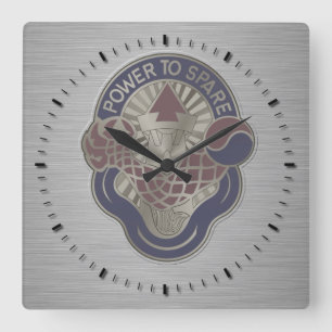 59th Ordnance Brigade crest Square Wall Clock
