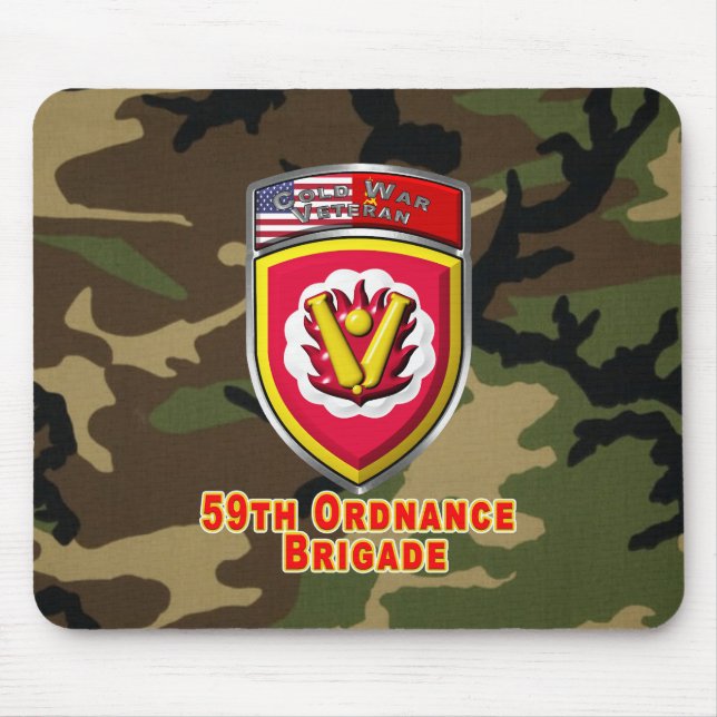 59th Ordnance Brigade  Mouse Mat (Front)
