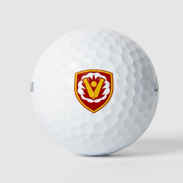 59th Ordnance Brigade Patch Golf Balls (Front)