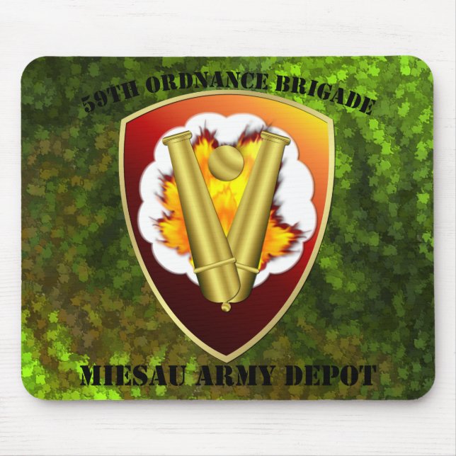 59th Ordnance Brigade Patch Mouse Mat (Front)