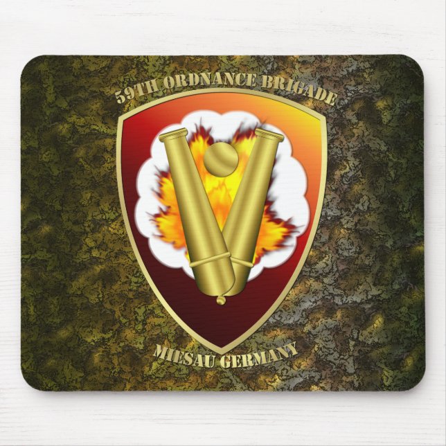 59th Ordnance Brigade Patch Mouse Mat (Front)