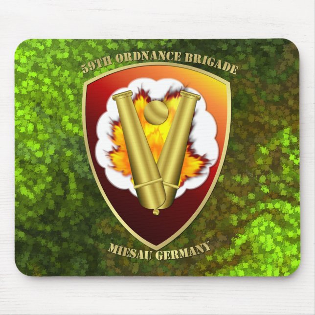 59th Ordnance Brigade Patch Mouse Mat (Front)