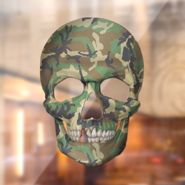 59th Ordnance Brigade Skull Window Cling (Sheet 2)