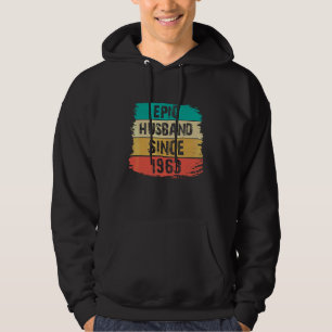 59th Wedding Anniversary Epic Husband Since 1963 Hoodie