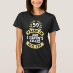 59th Wedding Anniversary  For Her T-Shirt<br><div class="desc">59th Wedding Anniversary  For Her</div>