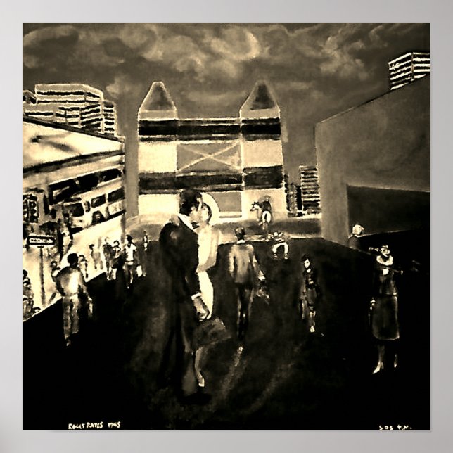 5:05 Original Oil on Canvas Reprint Poster! Poster (Front)