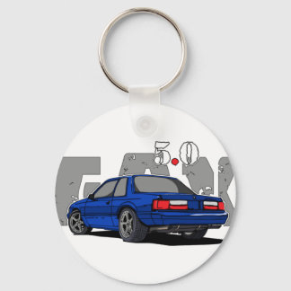 5.0L Fox Body (Notch Back) T-Shirt Key Ring
