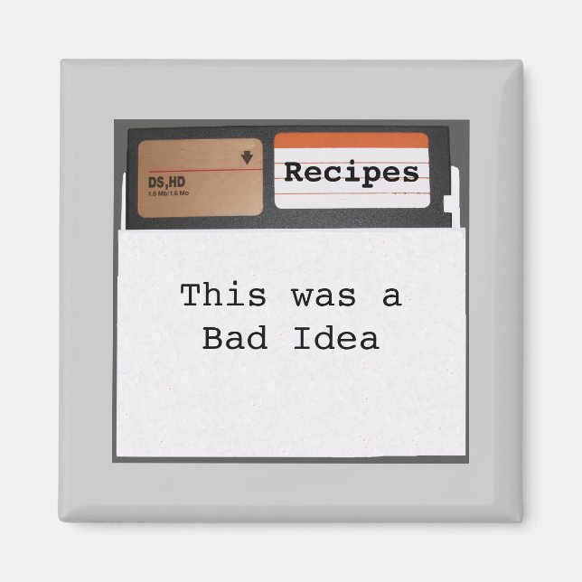 5.25 inch Floppy Disc Items Magnet (Front)