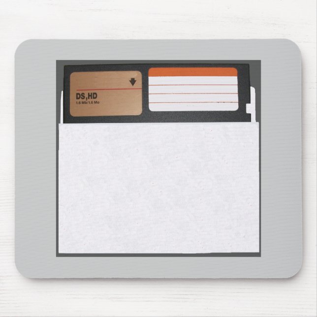 5.25 inch Floppy Disc Items Mouse Mat (Front)