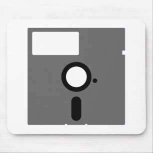 5.25 inch floppy disc - old computer diskette mouse mat
