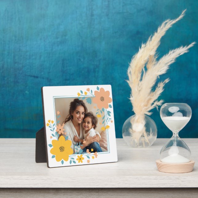 5.25" Square Photo Easel Plaque for Home or Office (Insitu)