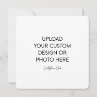 5.25" x 5.25" Square Invitation