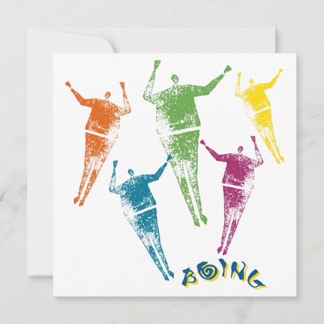 5.25x5.25 Boing Boing Barbeque customisable Invite (Front)