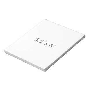5.5" x 6" notepad