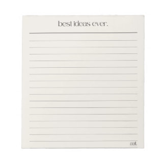 5.5" x 6" Notepad - 40 pages