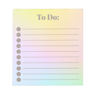5.5" x 6" Notepad - 40 pages