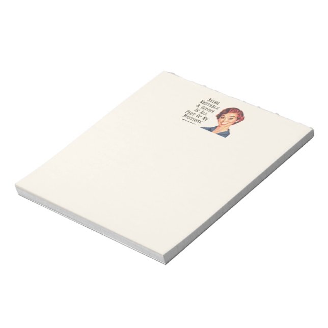 5.5" x 6" Notepad - 40 pages (Rotated)