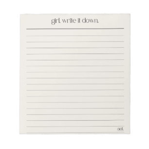 5.5" x 6" Notepad - 40 pages