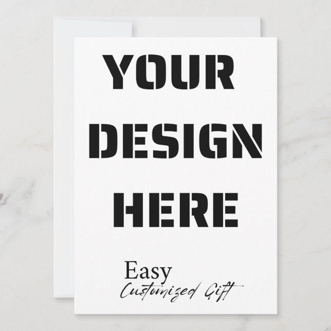 5.5" x 7.5" Portrait Card (Front)